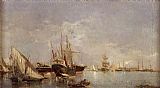 Port of Valencia by Joaquin Sorolla y Bastida